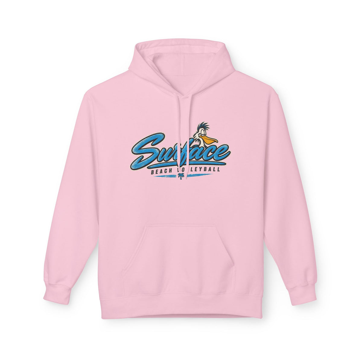 Surface Beach Volleyball Hoodie — Coastal Team Logo Pullover