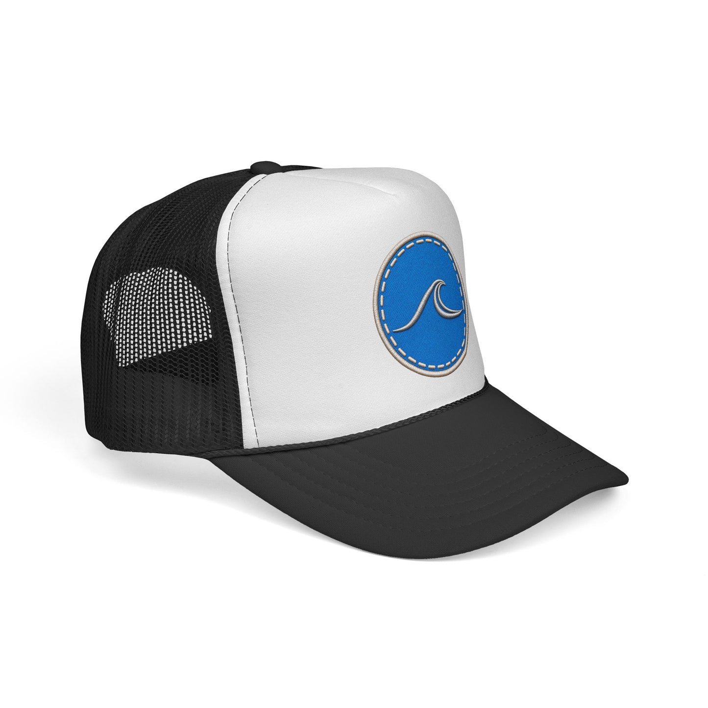 Surfache Wave Trucker Hat — Vintage Surf Logo Cap for Beach Lovers