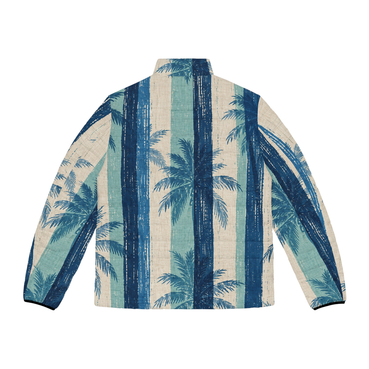 Tropical Palm Tree Puffer Jacket
