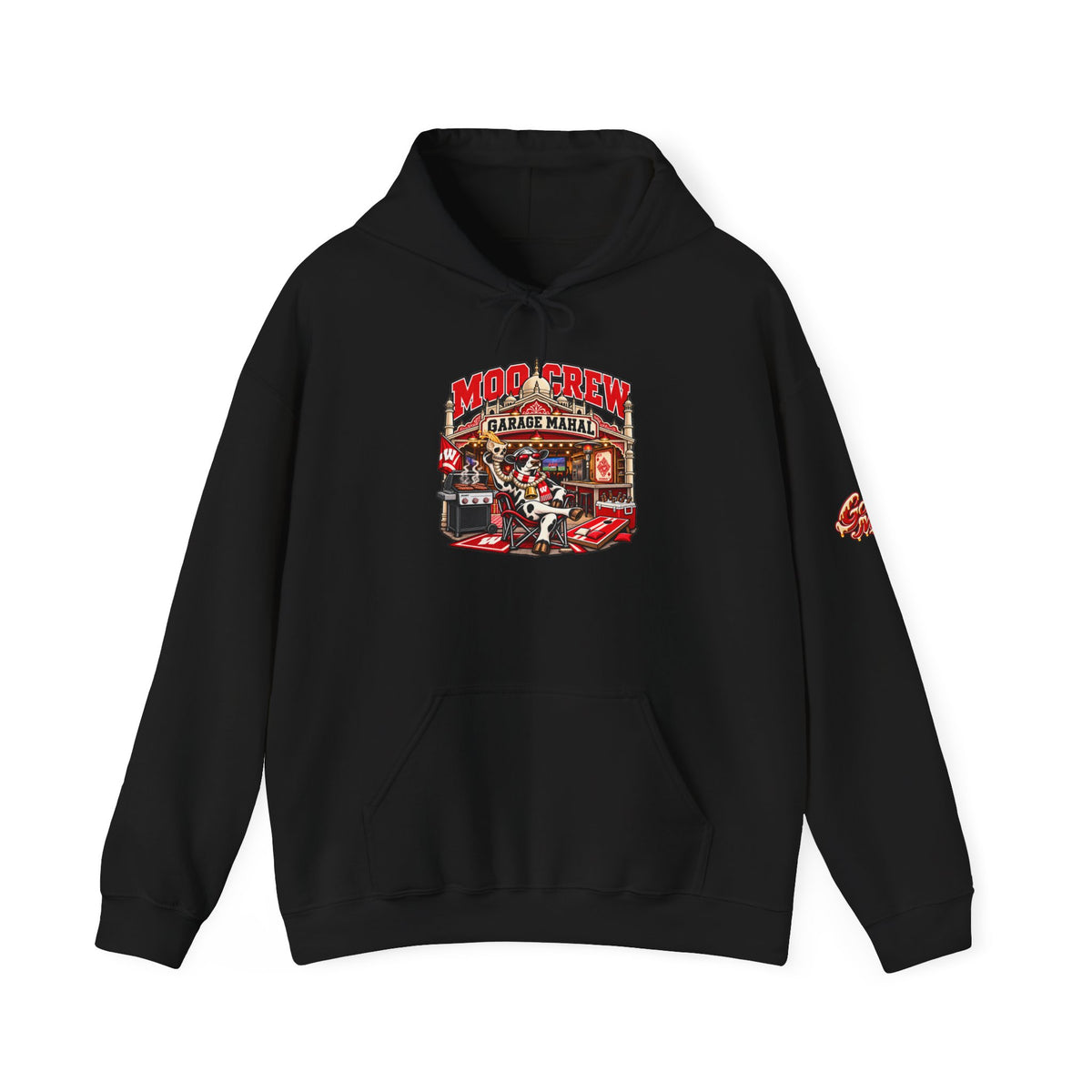 Moo Crew Garage Mahal Game Day Pregame Graphic Hoodie