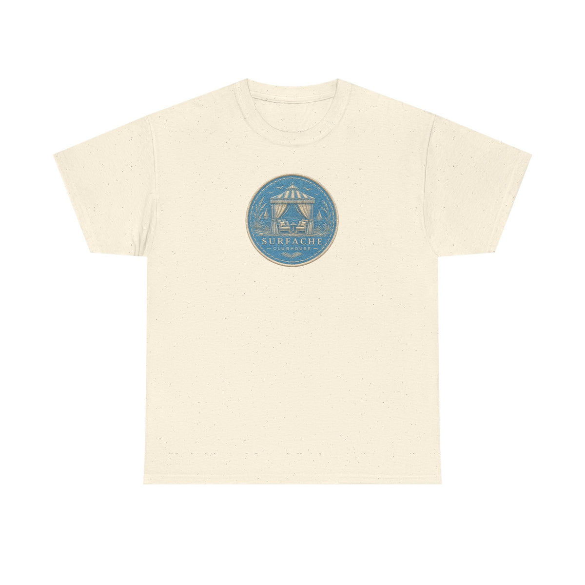 Surfache Cabana Club T‑Shirt – Tropical Beach Cabana Graphic Tee