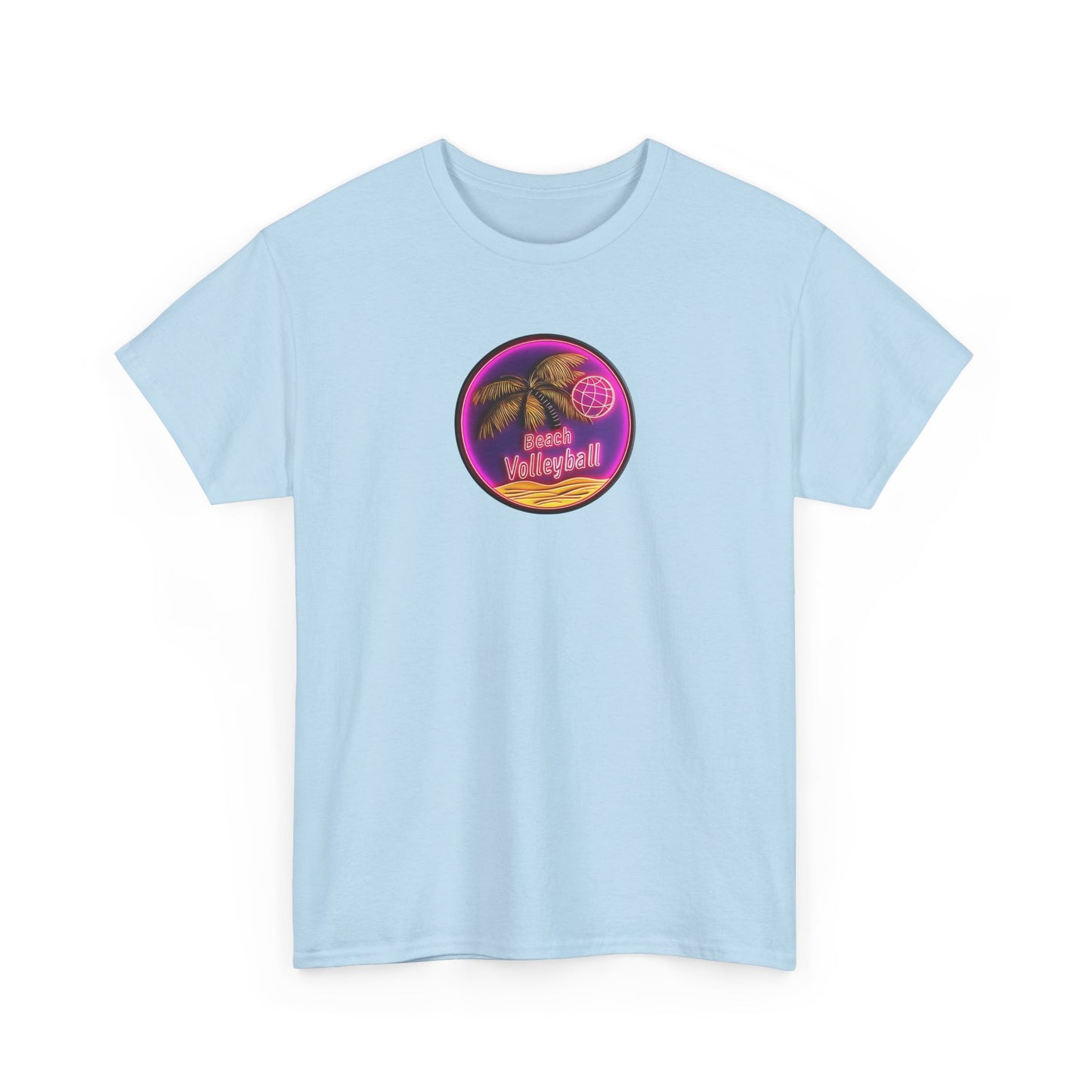 Beach Volleyball Unisex Heavy Cotton Tee