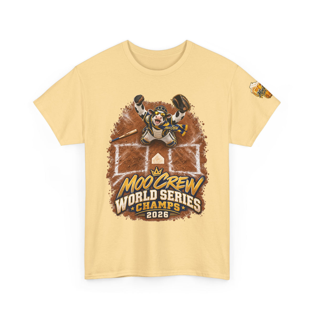 Moo Crew World Series Champs 2026 Baseball T-Shirt