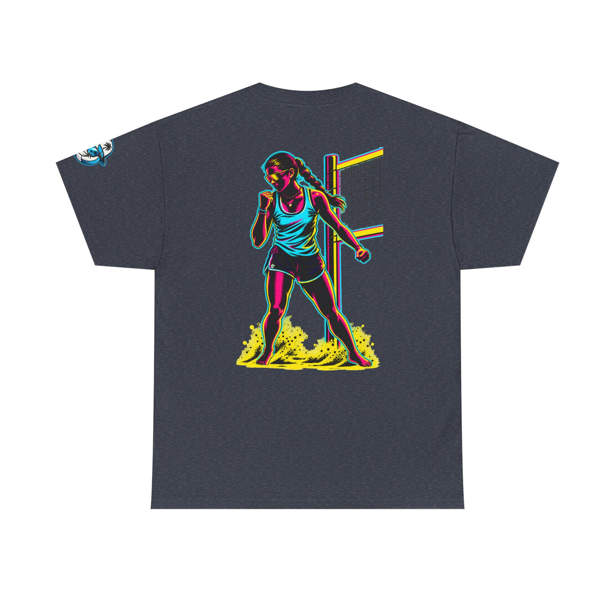 Beach Volleyball Tee — "Surface" Club Graphic T-Shirt