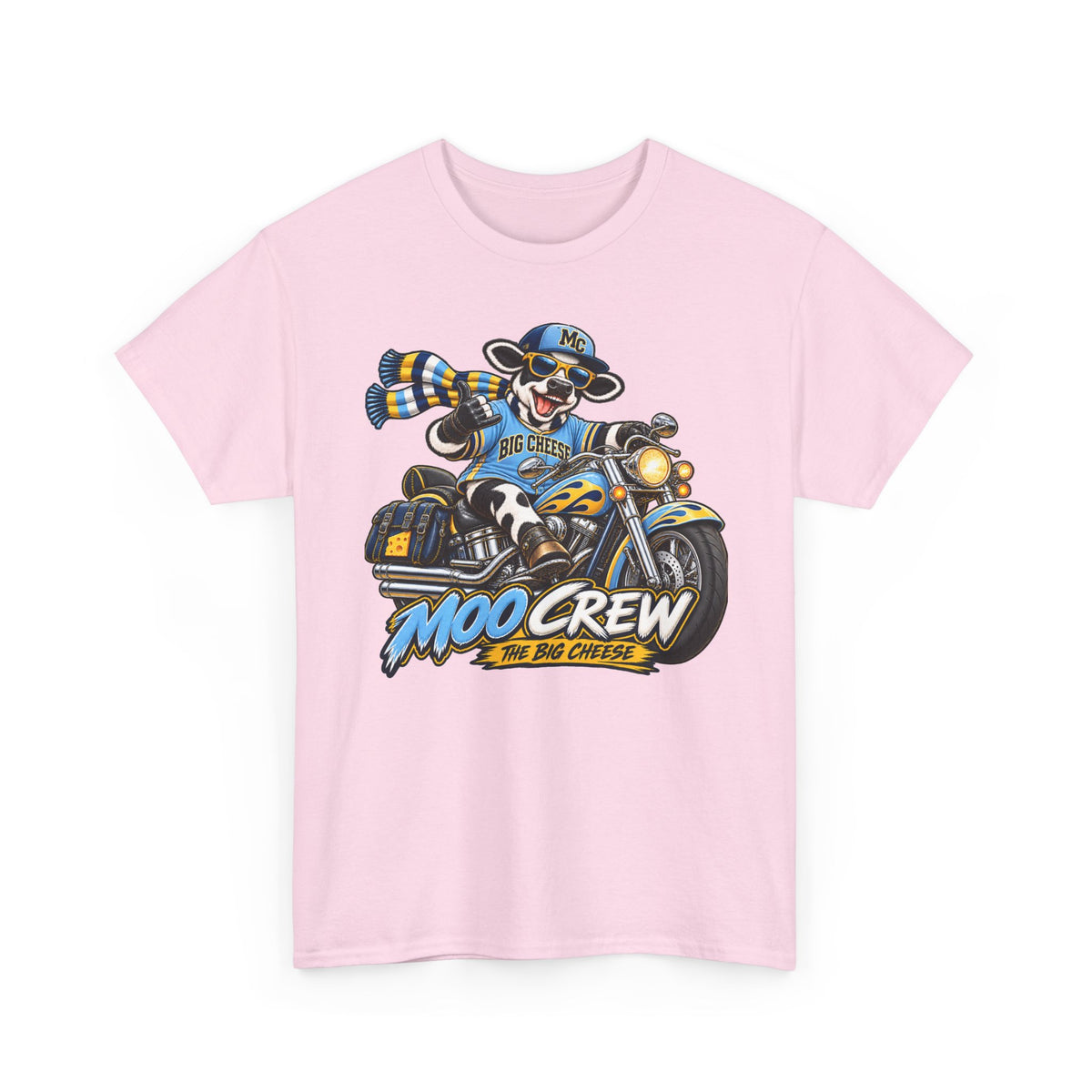 Moo Crew The Big Cheese Retro WI Teams Graphic Tee