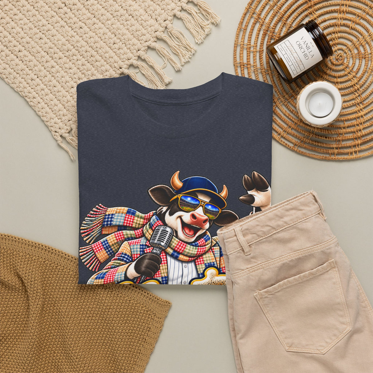 Mooster Baseball Mascot T-Shirt