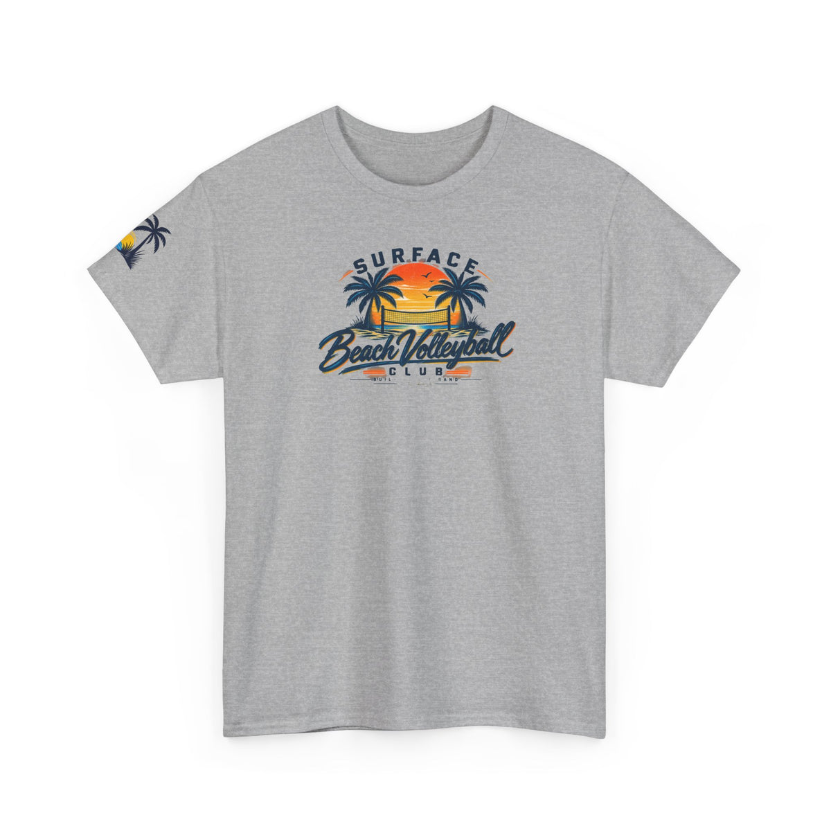Beach Vibes T-Shirt — "Beach Life" Sunset Palm Graphic Tee