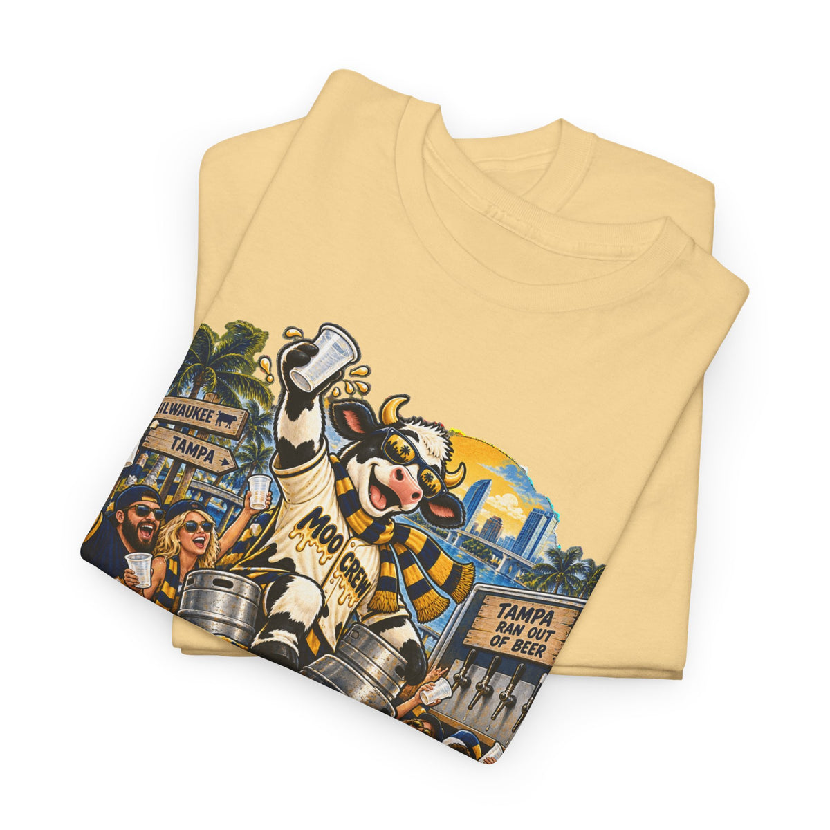 Moo Crew Tampa Tapped Craft Beer Graphic Tee