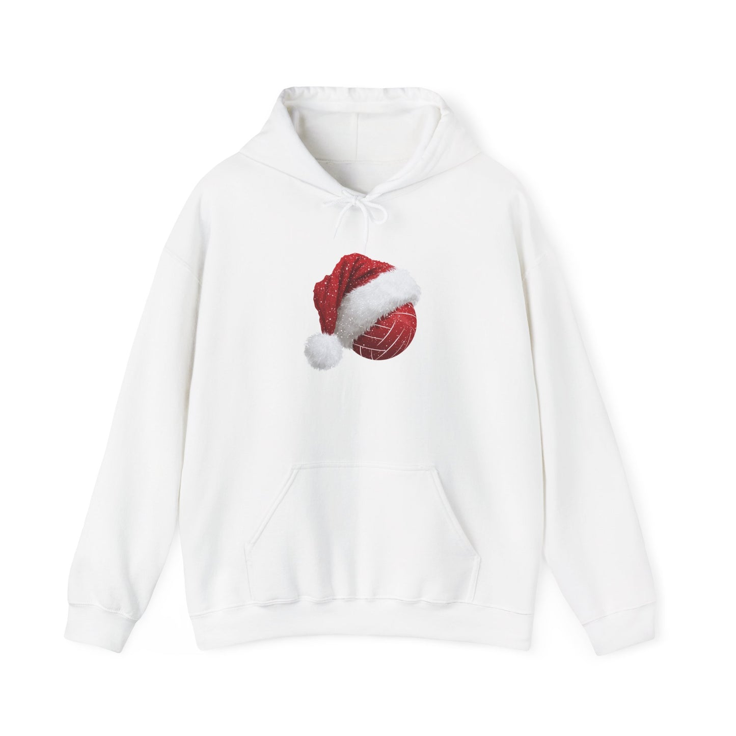 Volleyball Santa Hat Christmas Hoodie – Holiday Volleyball Sweatshirt