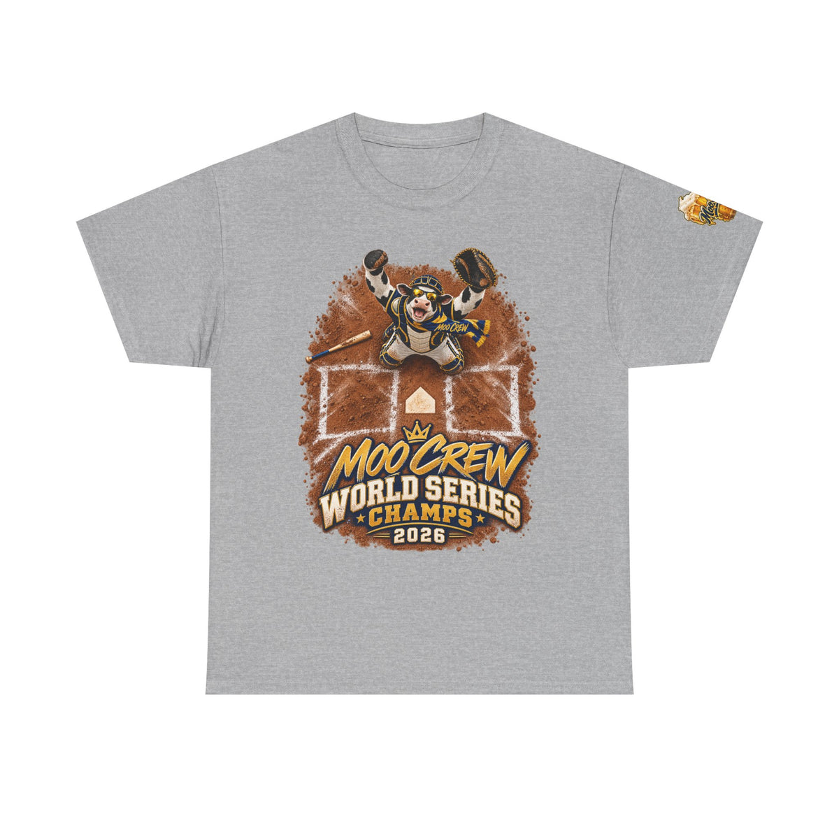 Moo Crew World Series Champs 2026 Baseball T-Shirt