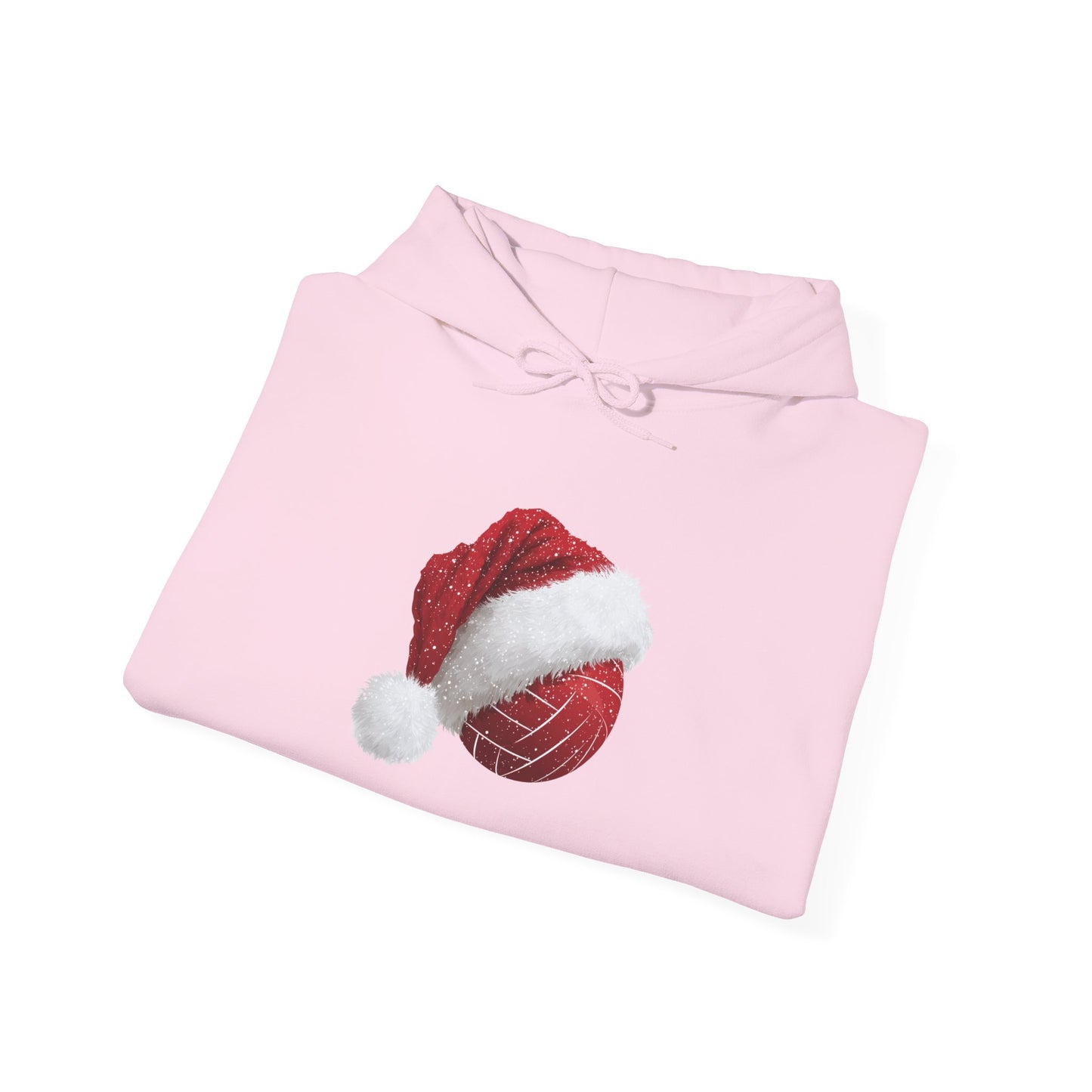 Volleyball Santa Hat Christmas Hoodie – Holiday Volleyball Sweatshirt