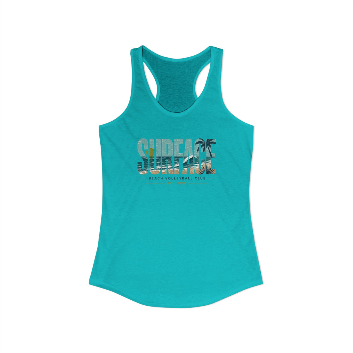 Surface Beach Volleyball Club Women's Racerback Tank - Beach Vibes