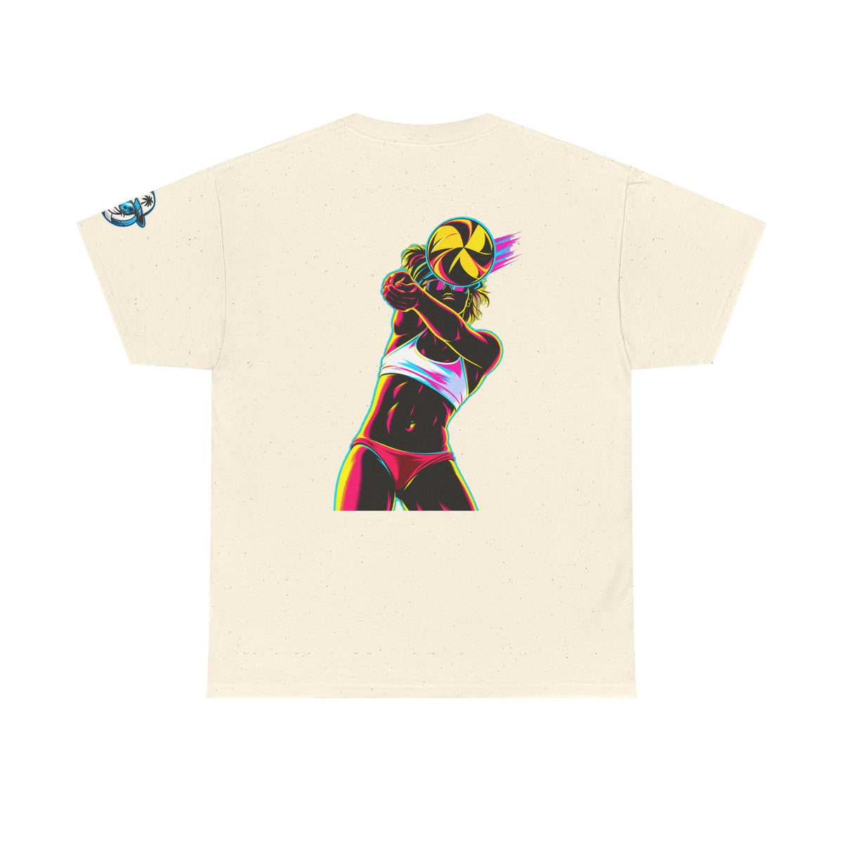Beach Volleyball Tee — "Surface Beach Volleyball Club" Graphic Shirt