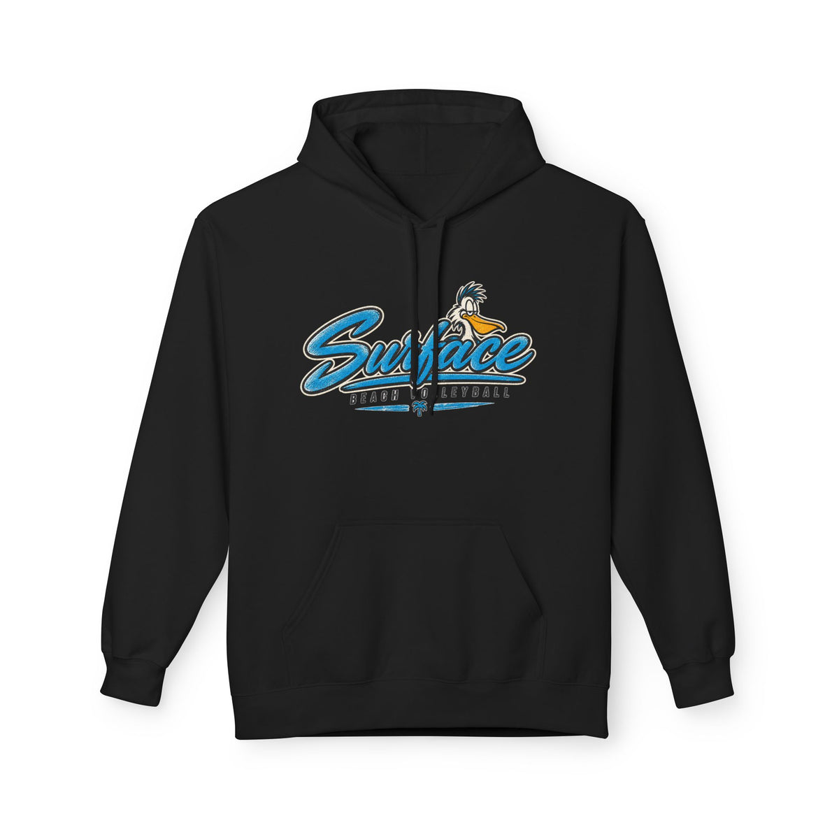 Surface Beach Volleyball Hoodie — Coastal Team Logo Pullover