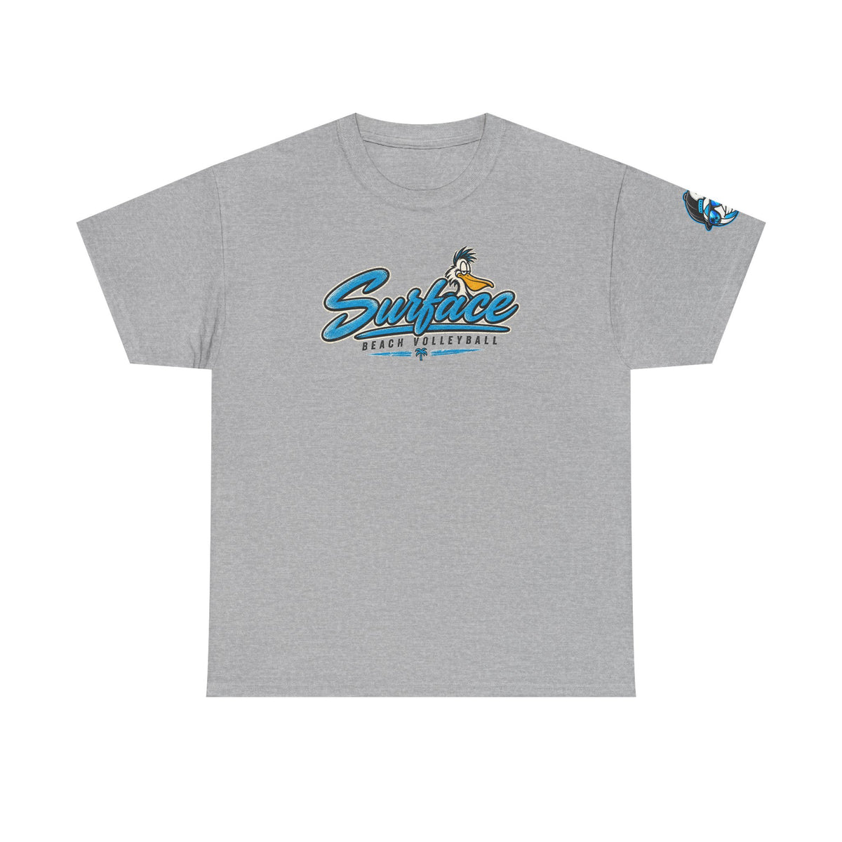 Surface Mascot T-Shirt — Retro Beach Surf Logo Tee