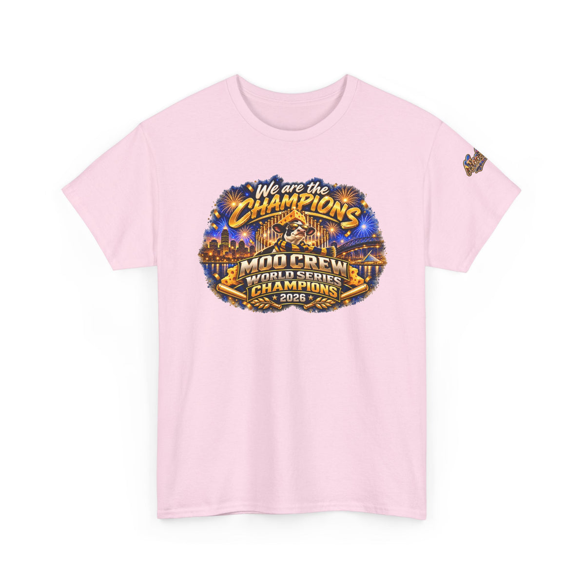 We Are the Champions MOO Crew 2026 Champions T-Shirt