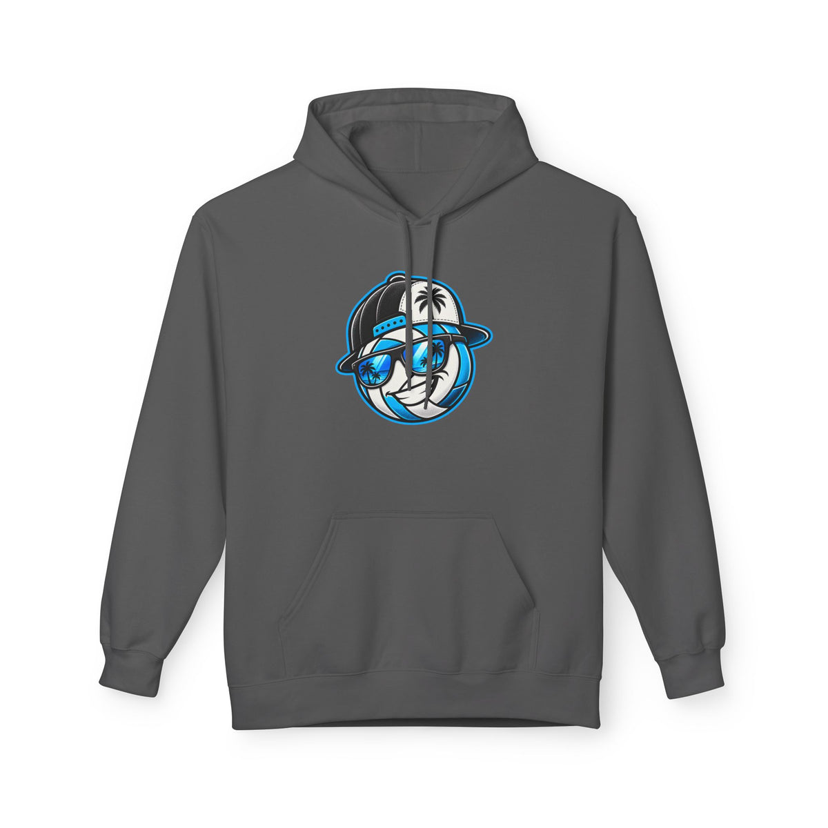 Surfface Beach Volleyball Hoodie — Retro Mascot Logo Pullover