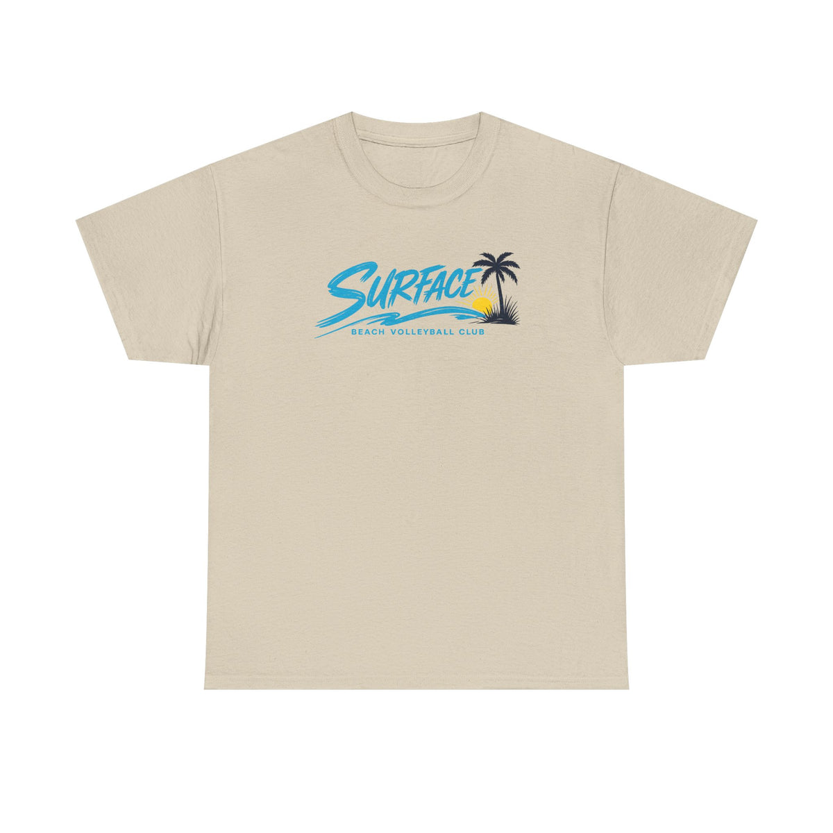 Surface Surf Club T-Shirt – Retro Palm Beach Sunset Tee