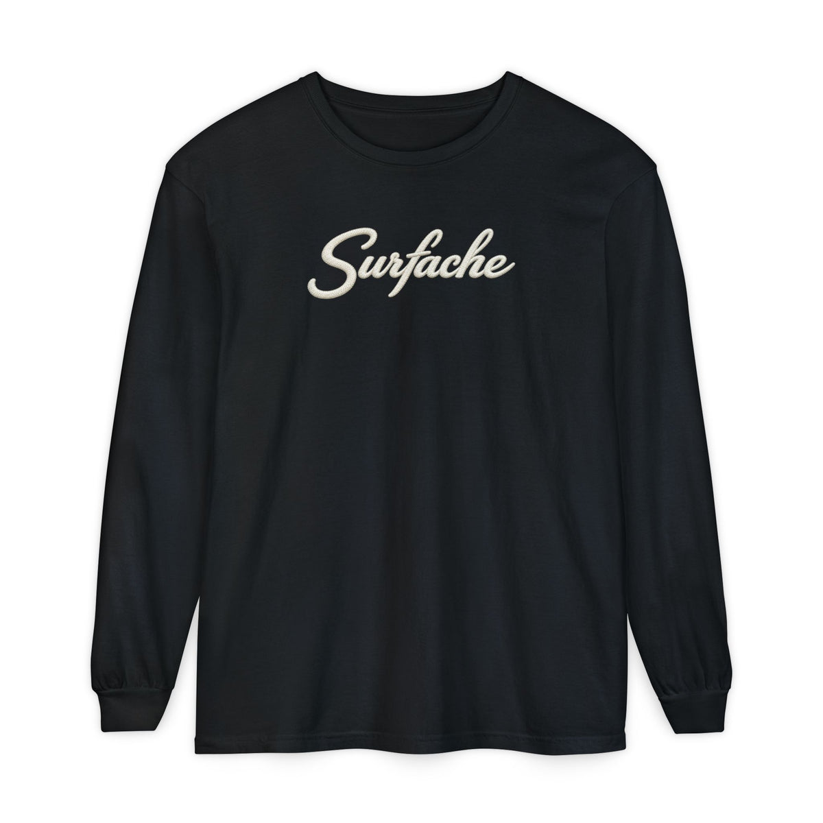 Surfache Long Sleeve T-Shirt — Coastal Wave Graphic Back