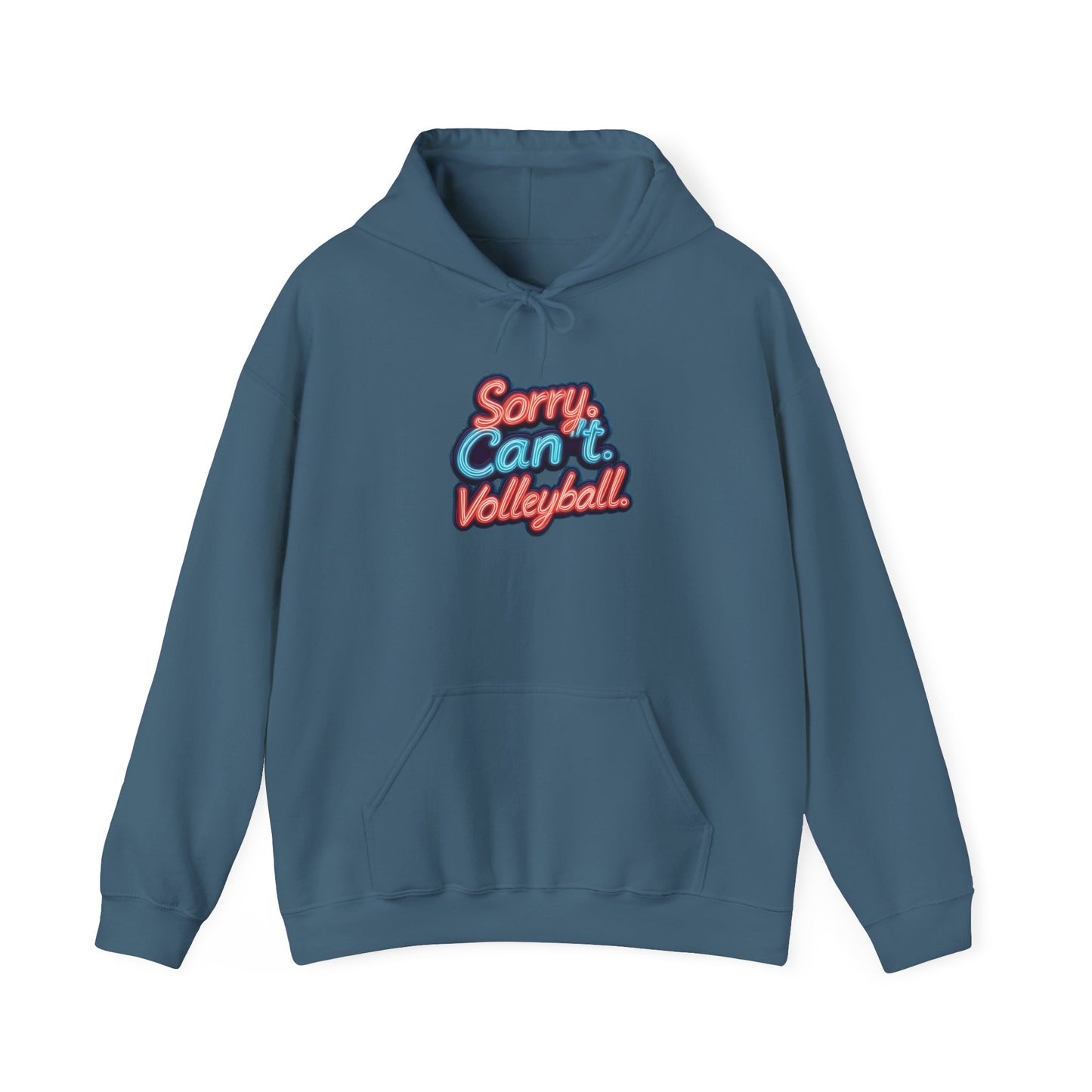 Sorry Can't Volleyball Unisex Heavy Blend™ Hooded Sweatshirt