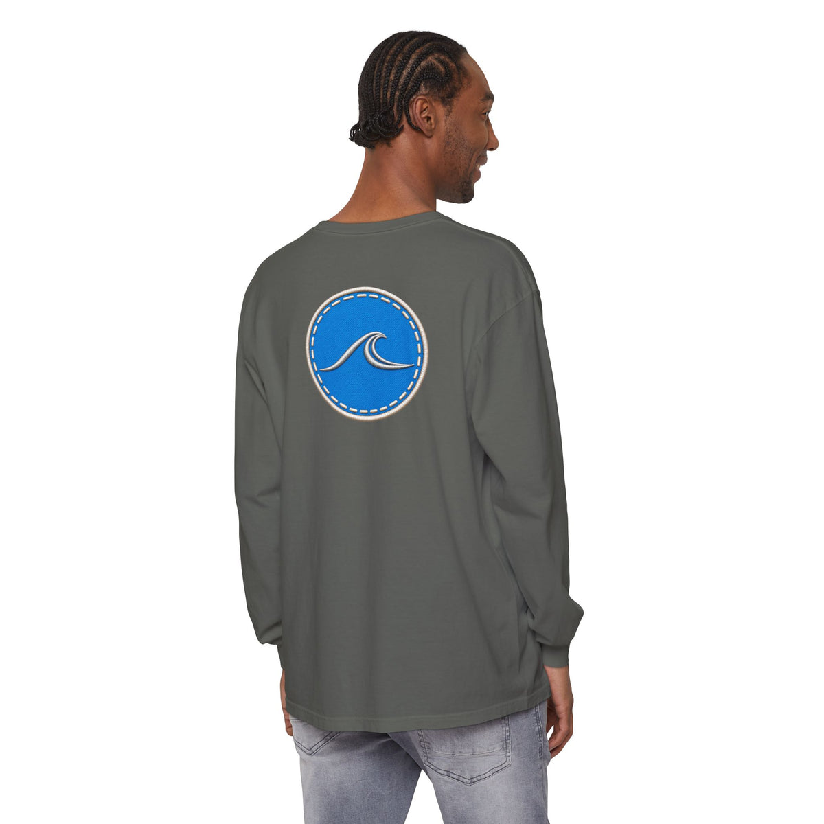 Surfache Wave Long Sleeve Tee — Beach Vibes Graphic T-Shirt