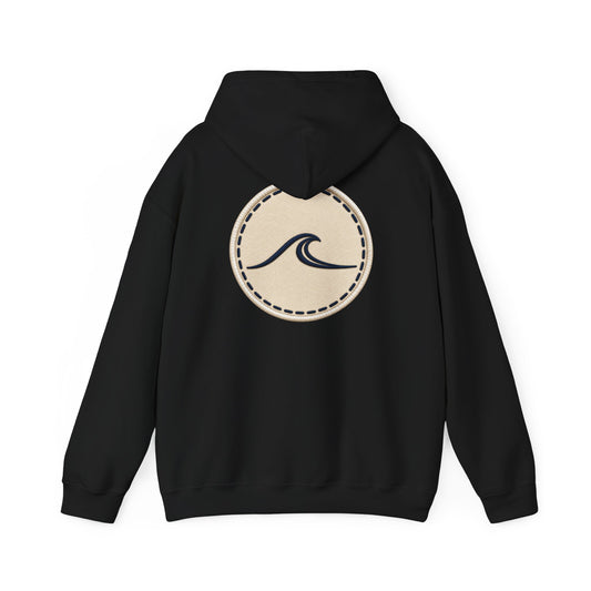 Surfache Wave Logo Hoodie — Coastal Surf-Inspired Pullover
