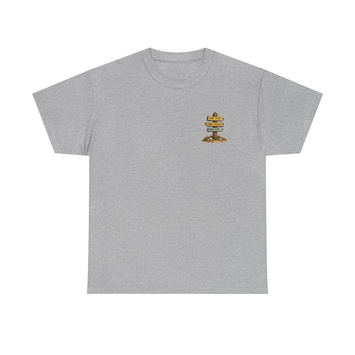 Progress Not Perfection Graphic Tee — Motivational Hiking Signback T‑Shirt