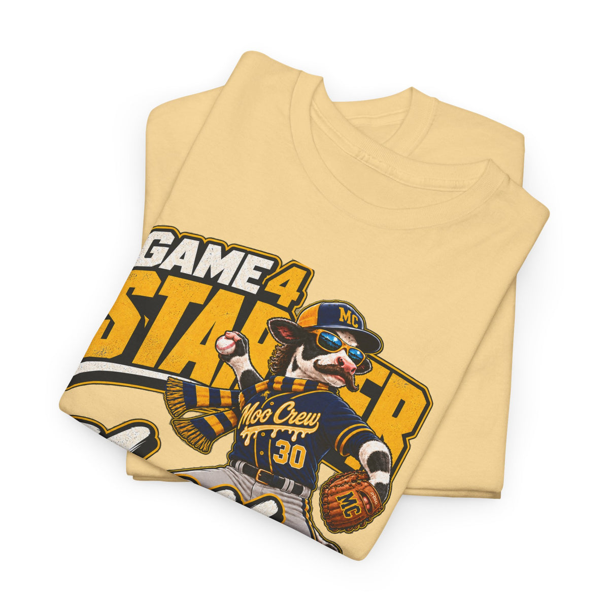 Moo Crew Game 4 Starter Baseball T-Shirt – Moo Hoss