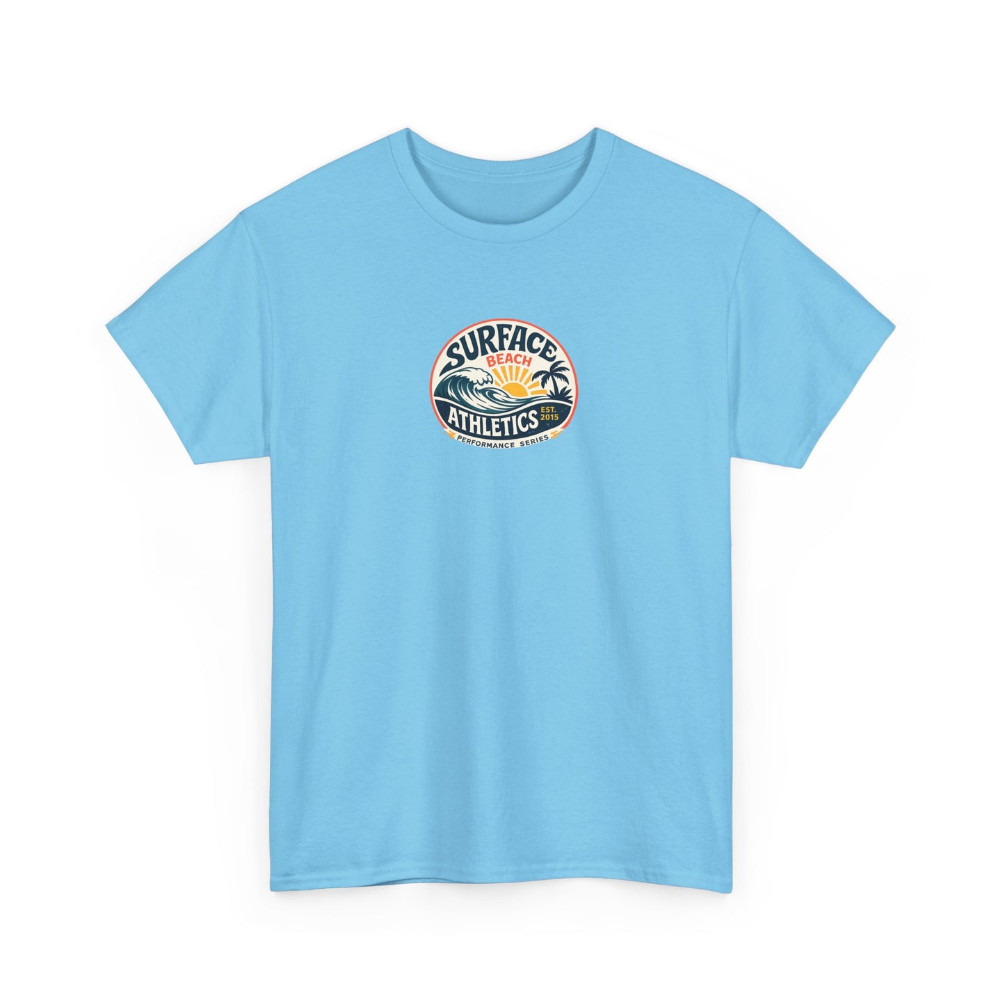 Surface Athletics Beach T‑Shirt — Vintage Surf Logo Tee
