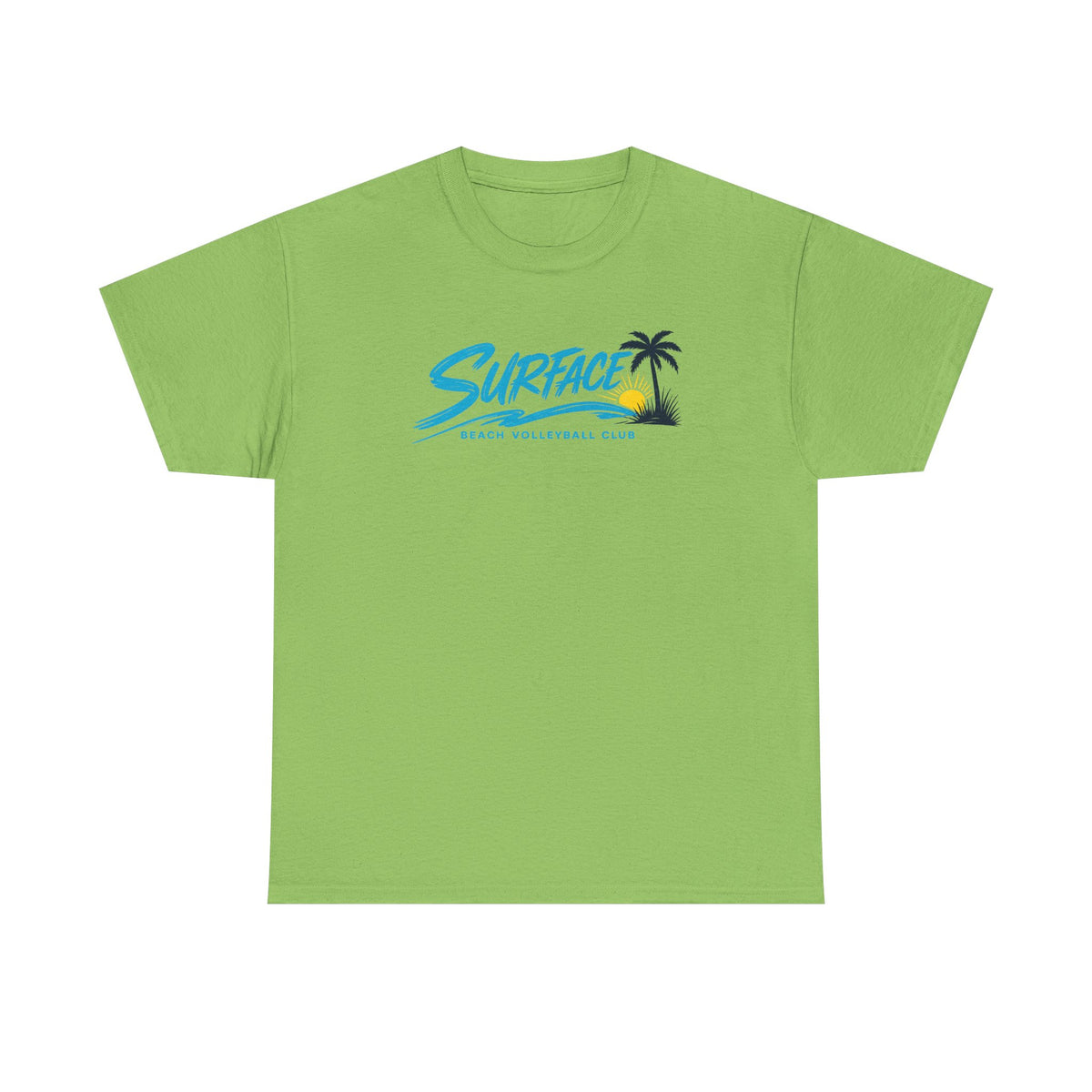 Surface Surf Club T-Shirt – Retro Palm Beach Sunset Tee