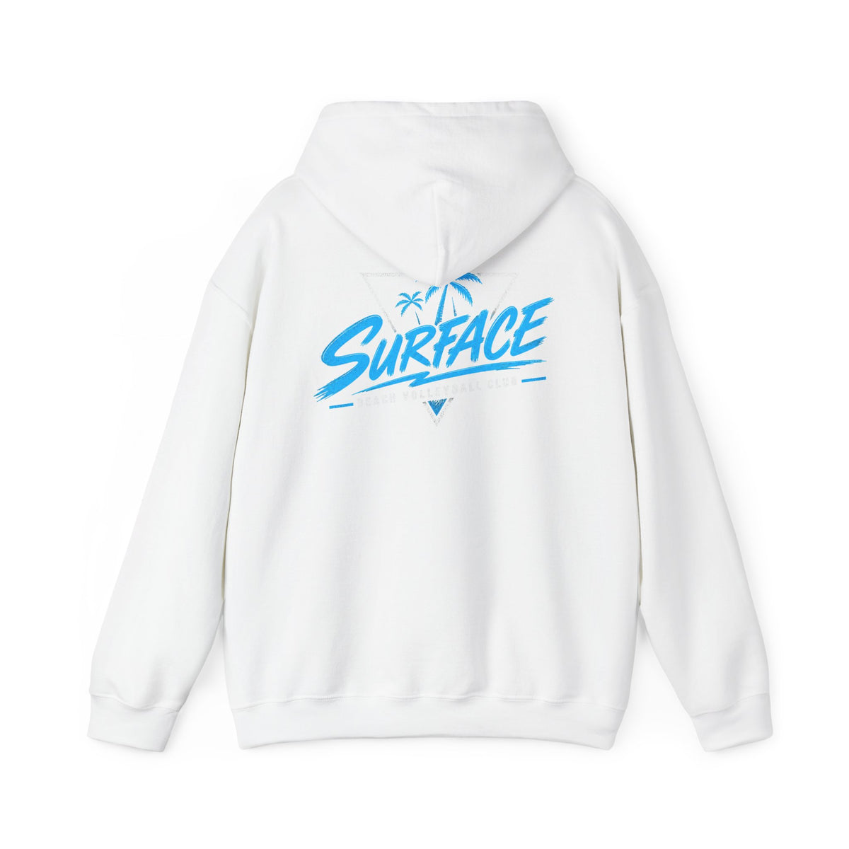 Surface Palm Tree Hoodie — Retro Beach Surf Graphic Hoodie