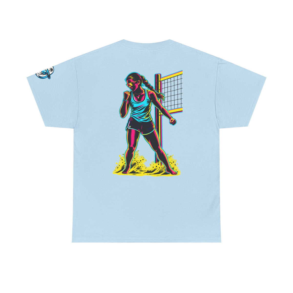 Beach Volleyball Tee — "Surface" Club Graphic T-Shirt