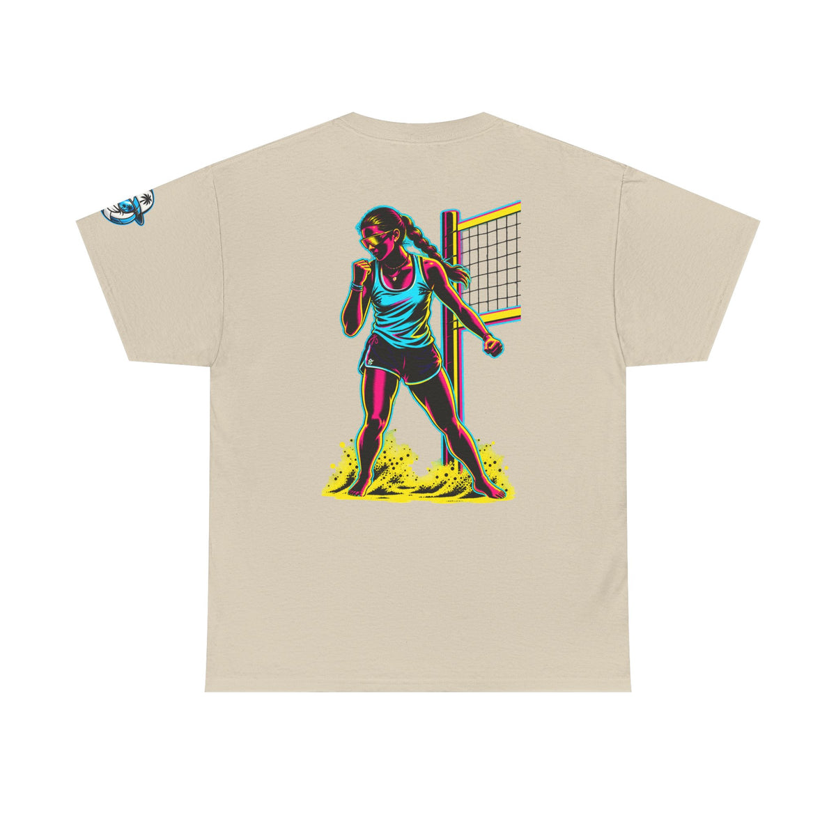 Beach Volleyball Tee — "Surface" Club Graphic T-Shirt