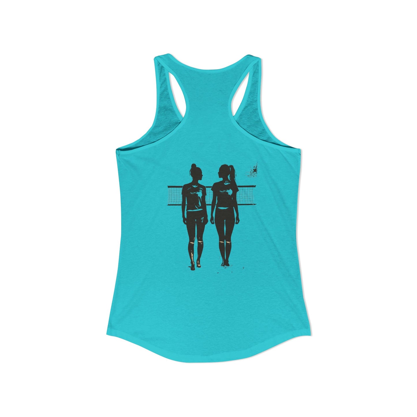 “Partners” Surface Beach Volleyball Club Women's Racerback Tank - Beach Vibes