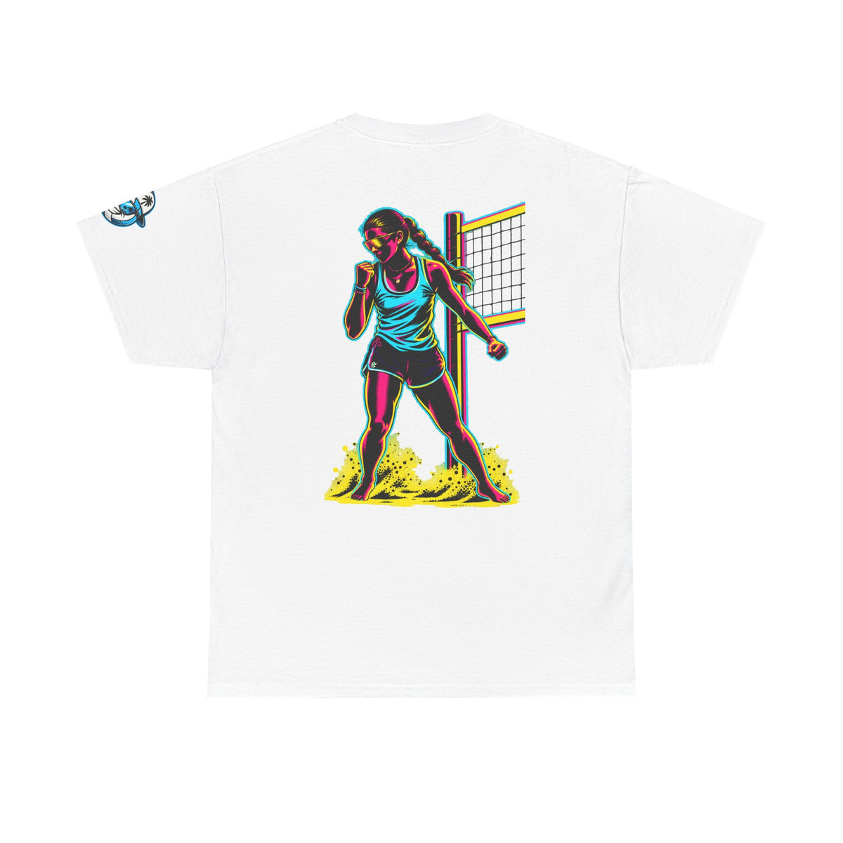 Beach Volleyball Tee — "Surface" Club Graphic T-Shirt