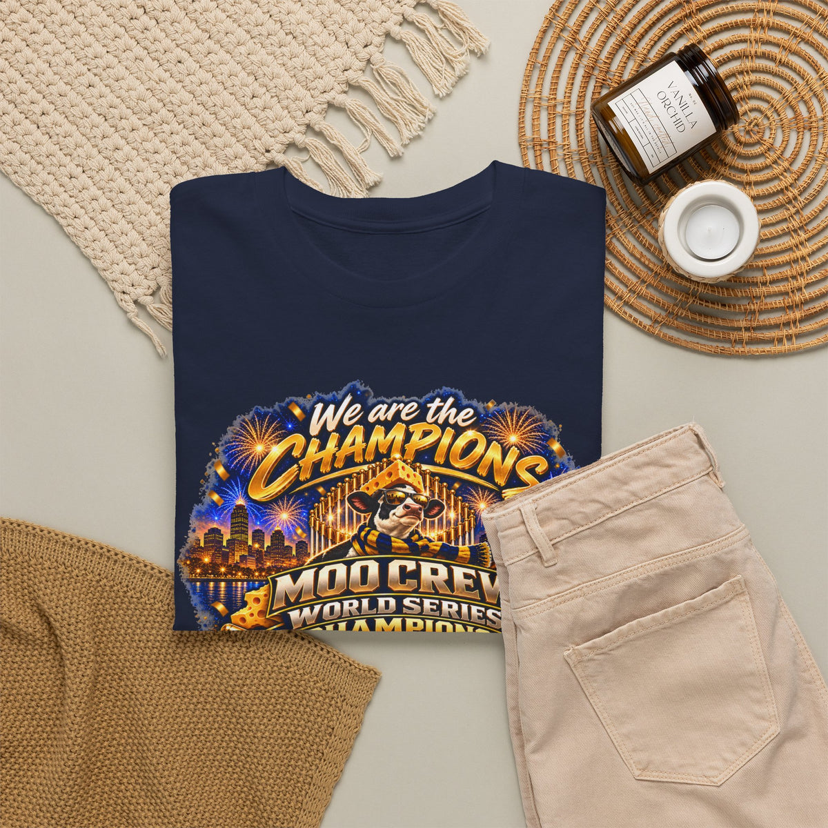 We Are the Champions MOO Crew 2026 Champions T-Shirt