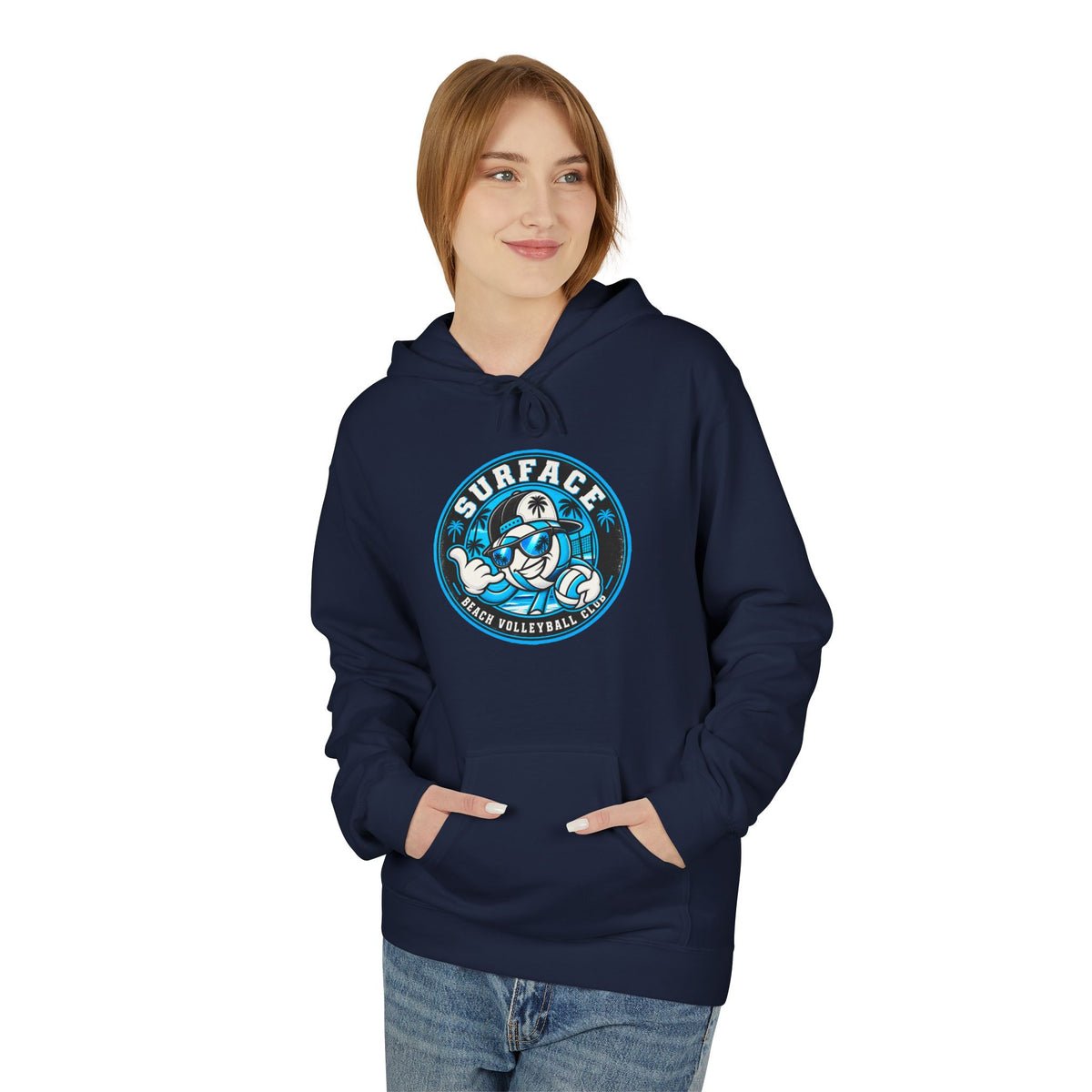 Surface Beach Volleyball Hoodie — Graphic Pullover