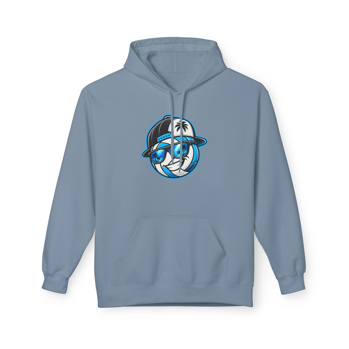 Surfface Beach Volleyball Hoodie — Retro Mascot Logo Pullover