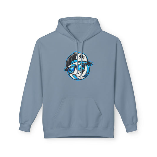 Surfface Beach Volleyball Hoodie — Retro Mascot Logo Pullover