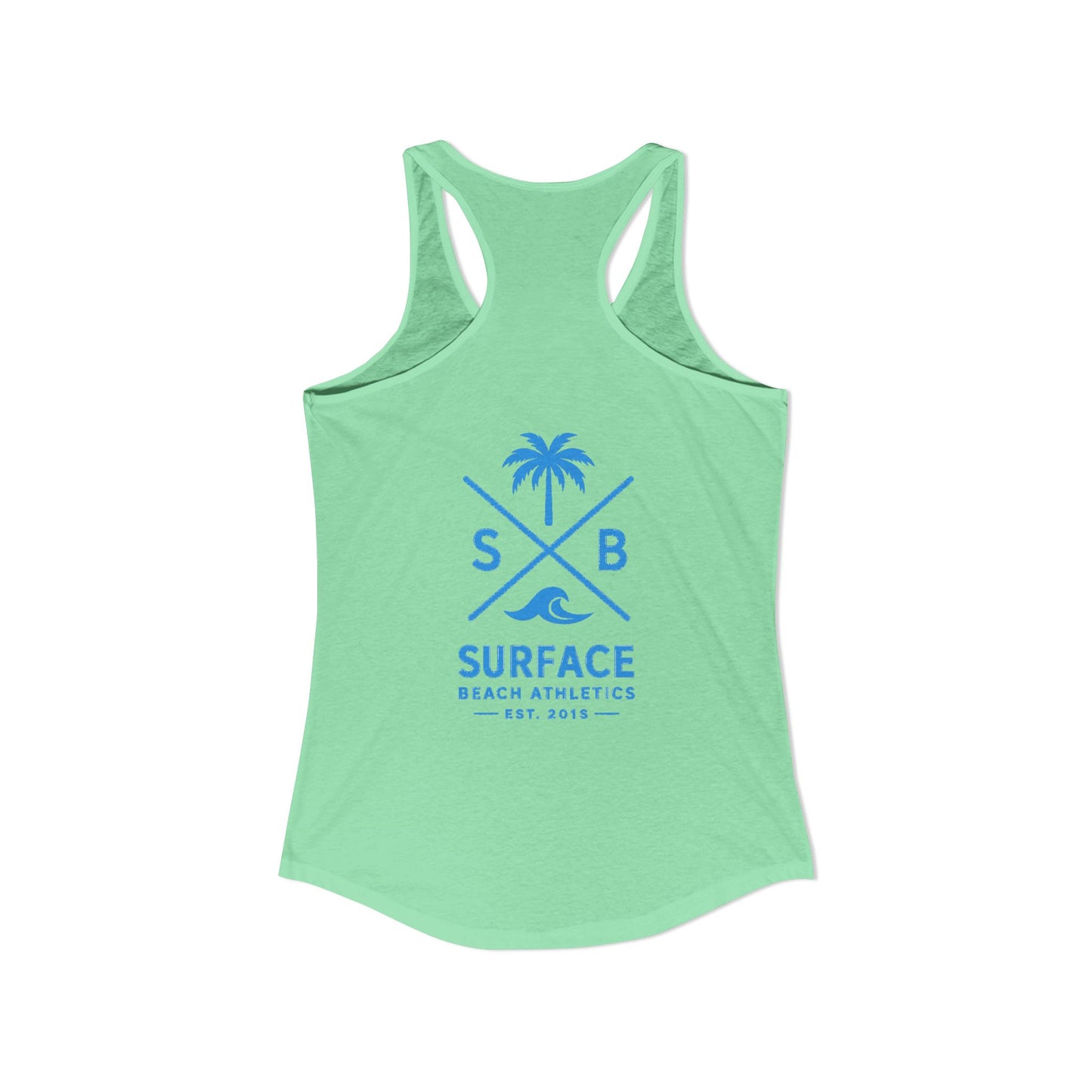 Surface Beach Volleyball Club Women's Racerback Tank - Cross logo