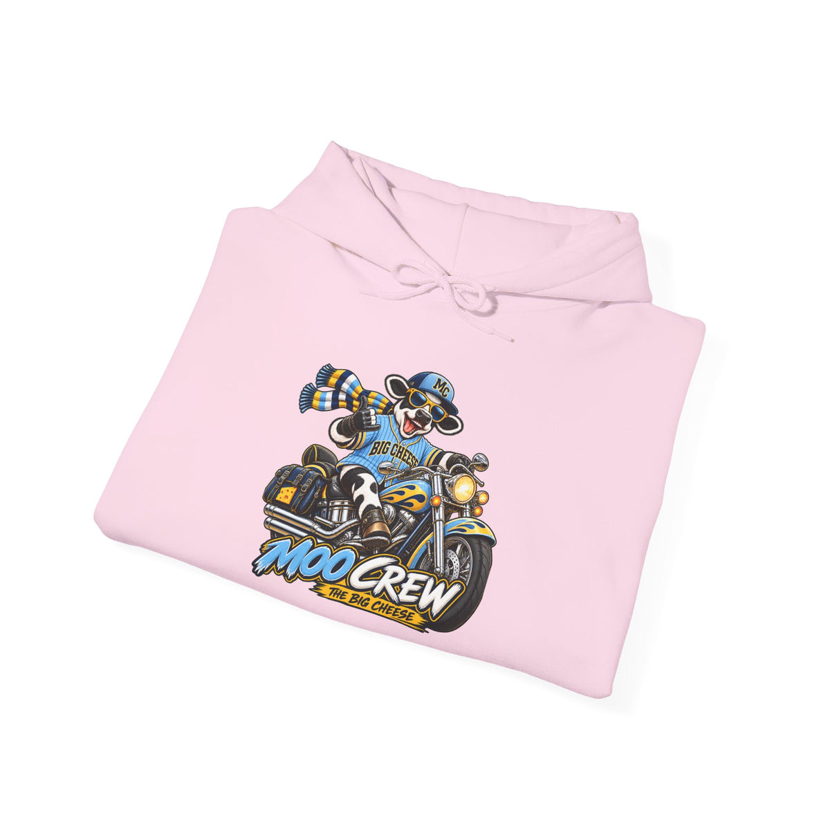 Moto Crew Motorcycle Graphic Hoodie”The Big Cheese”