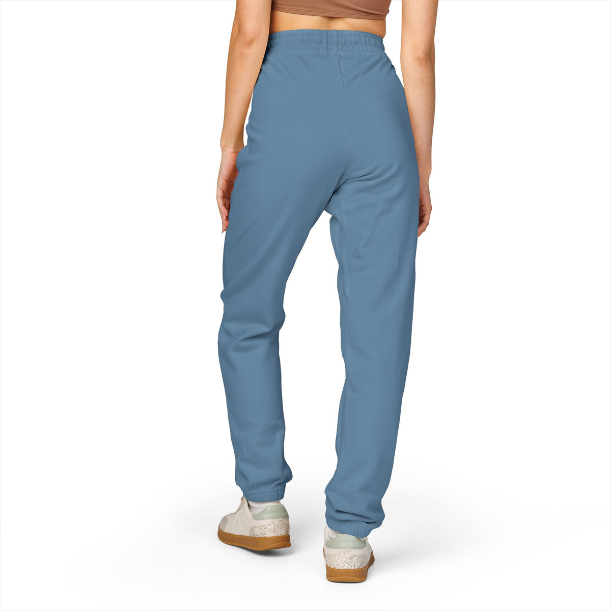 Embroidered Anchor Fleece Sweatpants — Nautical Beach Vibe Joggers
