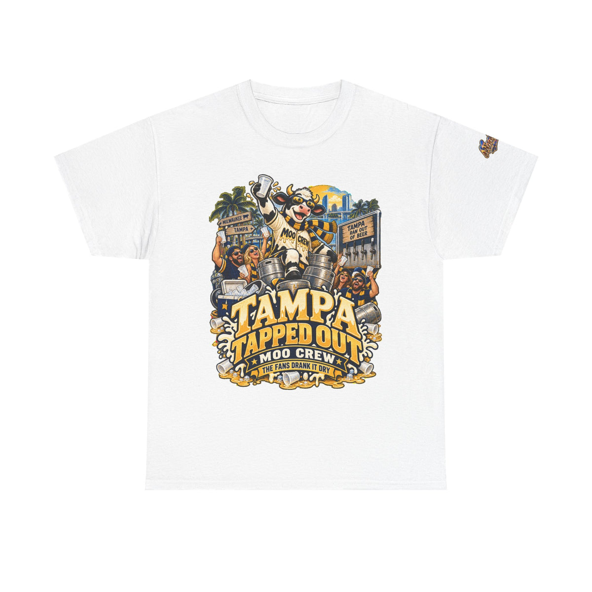 Moo Crew Tampa Tapped Craft Beer Graphic Tee