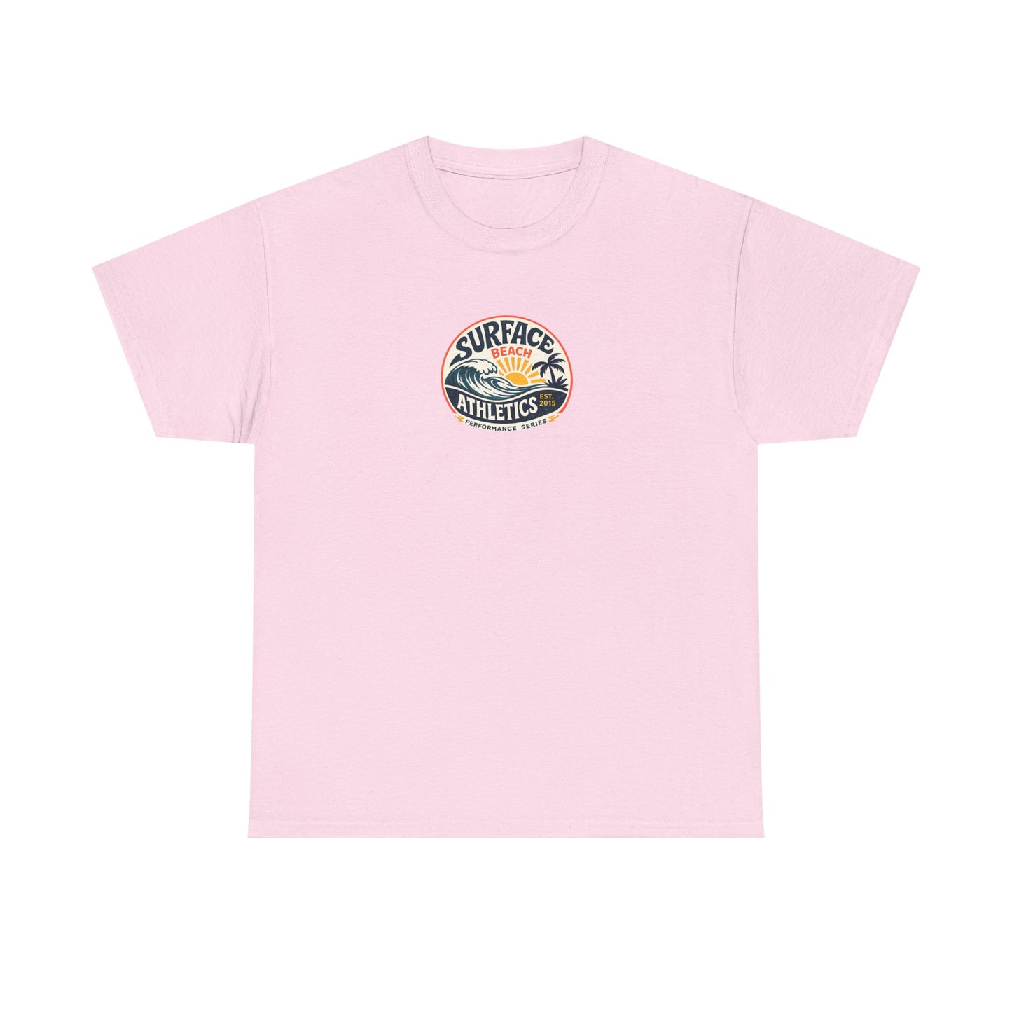 Surface Athletics Beach T‑Shirt — Vintage Surf Logo Tee