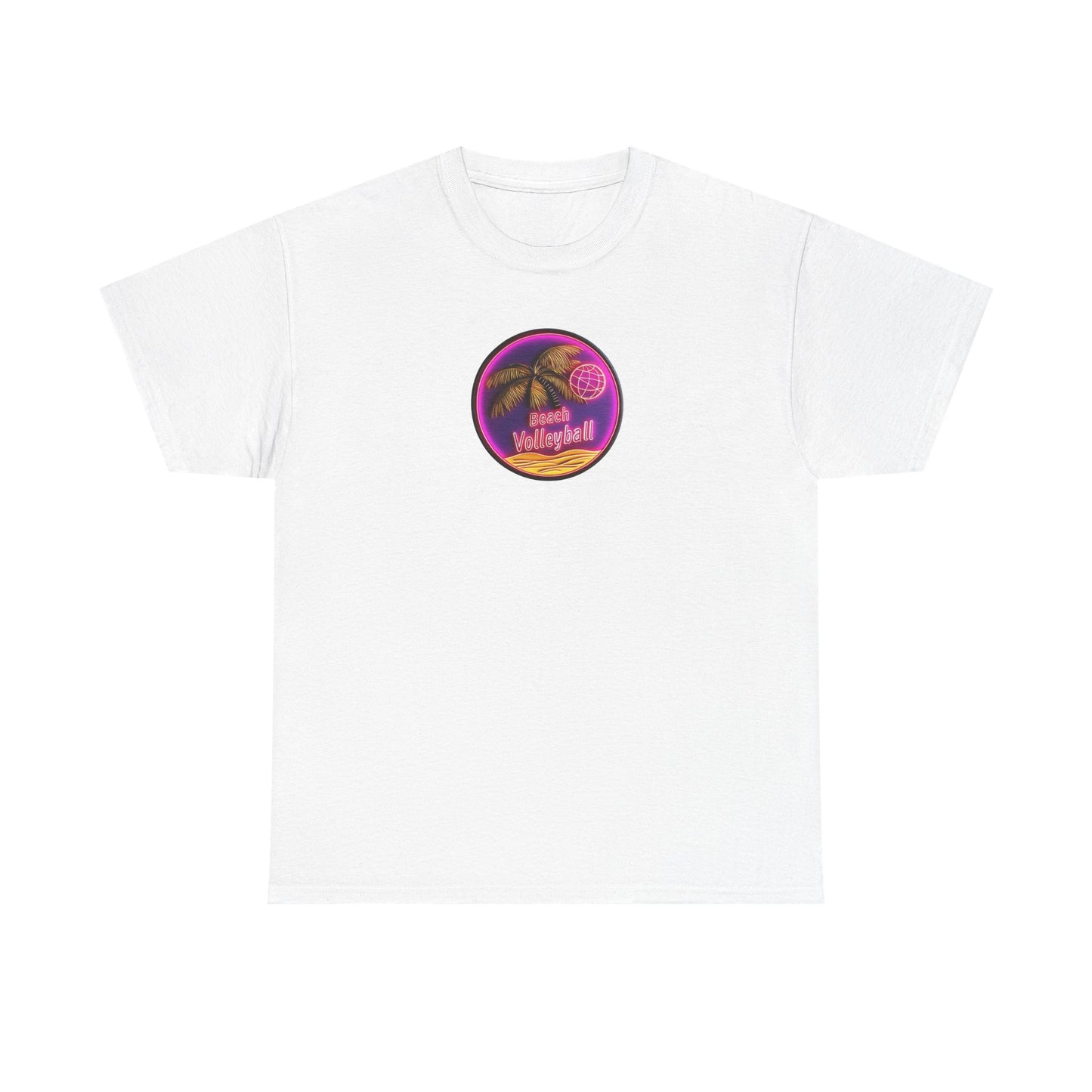 Beach Volleyball Unisex Heavy Cotton Tee