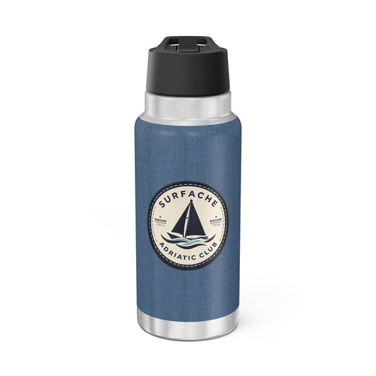 32oz Nautical Stainless Tumbler — Surfache Adriatic Club Sailboat Travel Bottle