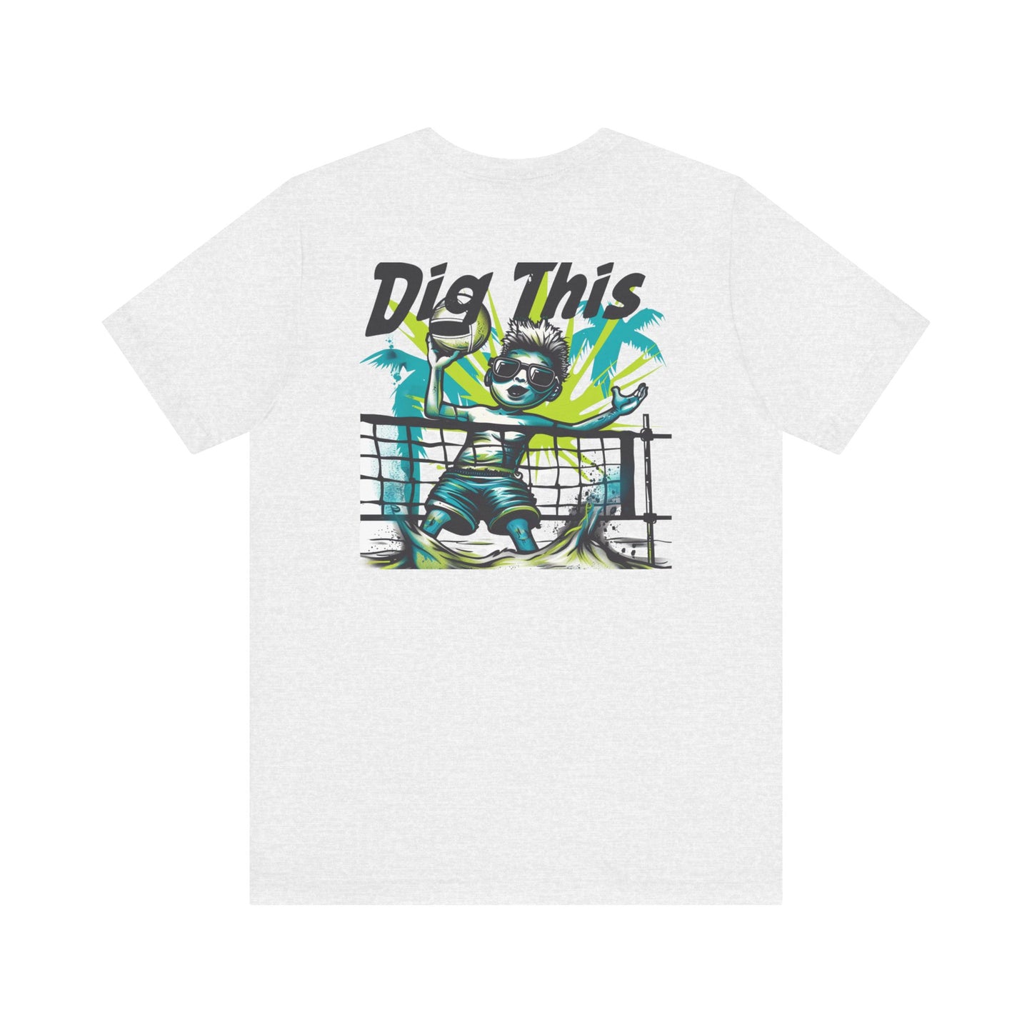 Dig This Icon Surface Beach Volleyball Unisex Jersey Short Sleeve Tee