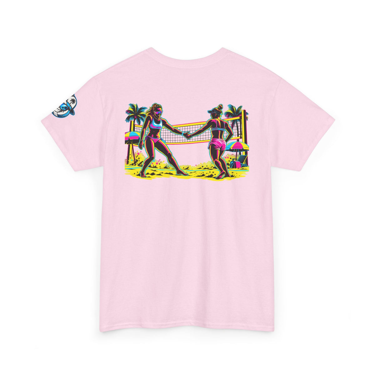 Beach Volleyball Tee — "Surface Beach Volleyball Club" Graphic T-Shirt