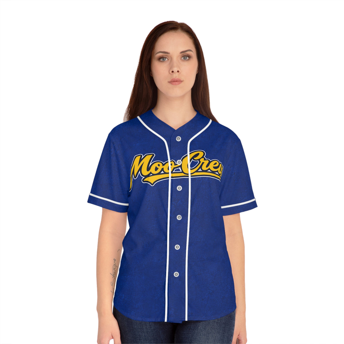 Moo Crew Women's Baseball Jersey – #26 Sports Fan Apparel