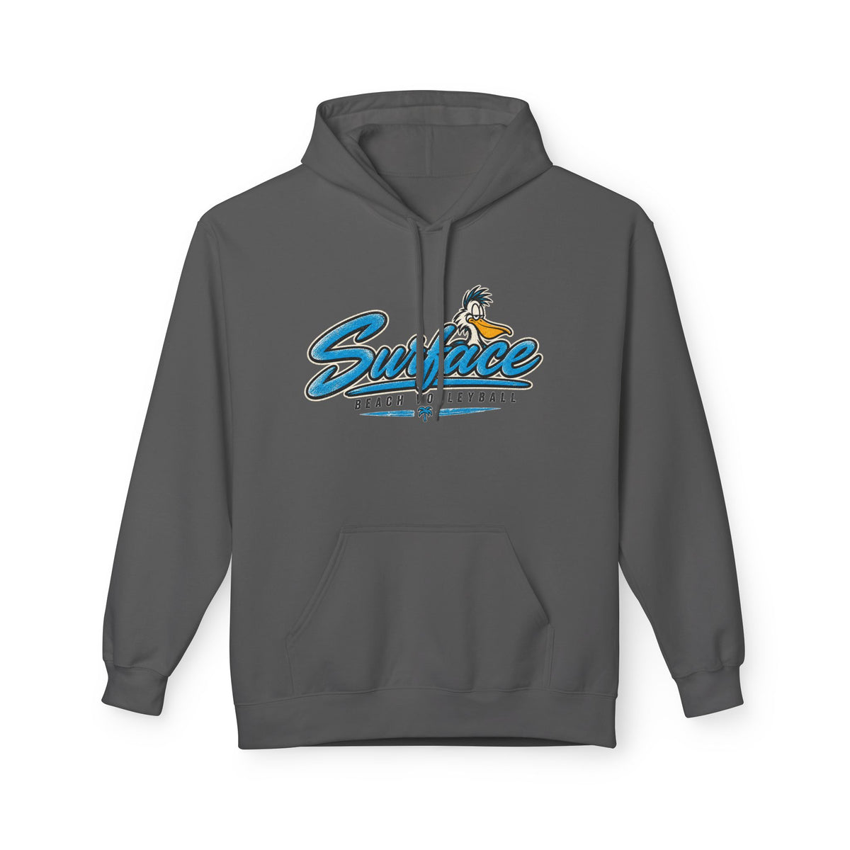Surface Beach Volleyball Hoodie — Coastal Team Logo Pullover